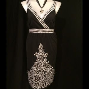 Black and white dress