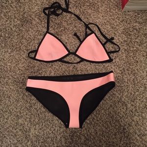 PINK TRIANGL SWIM SUIT