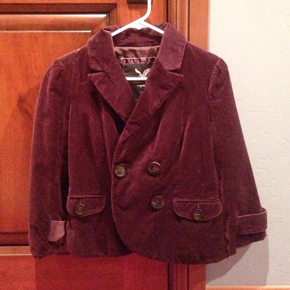 Maroon quarter sleeve dress jacket