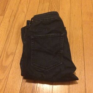 Dark wash high waist jeans