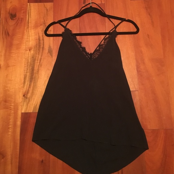 Silence + Noise low back top