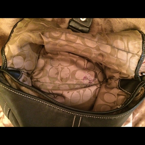 ❗️SALE❗️Coach vintage black leather Used - Picture 4 of 4