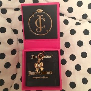 Gold and diamond Juicy couture charm