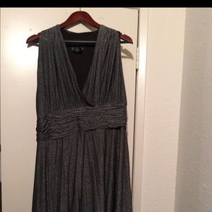 Metallic cocktail dress