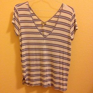 ANTHRO striped top