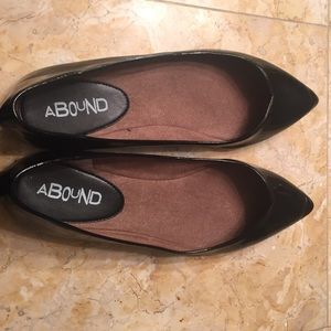 Abound black flats worn once