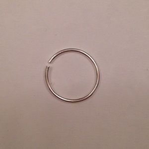 Sterling Silver Hoop Nose/Body Jewelry
