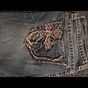 ♦️PRICE DROP ♦️Miss Me Jeans w Crosses