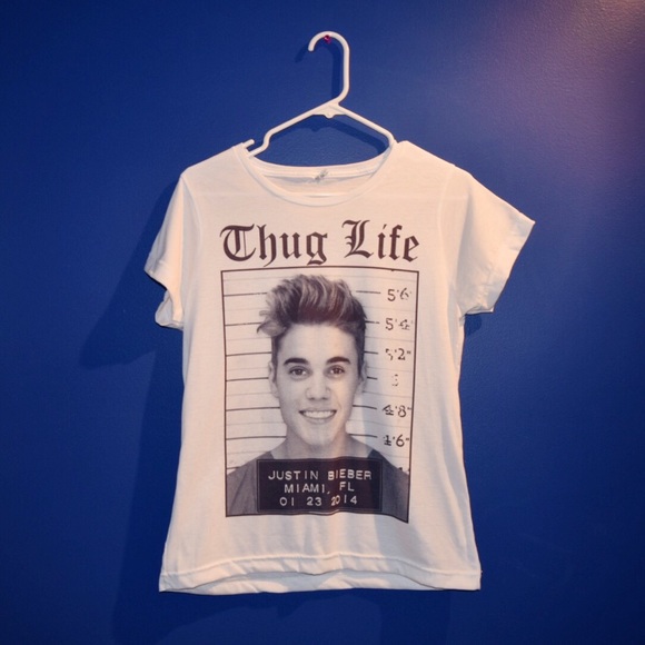 Justin Bieber Mugshot Shirt
