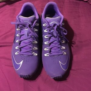 Purple nike shox