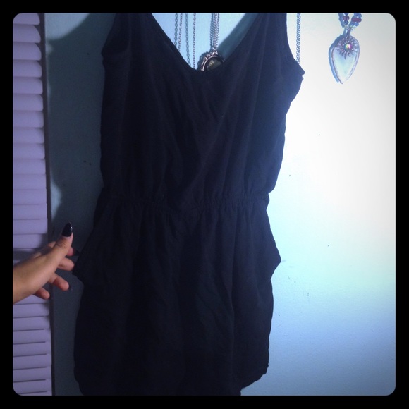 H&M black romper
