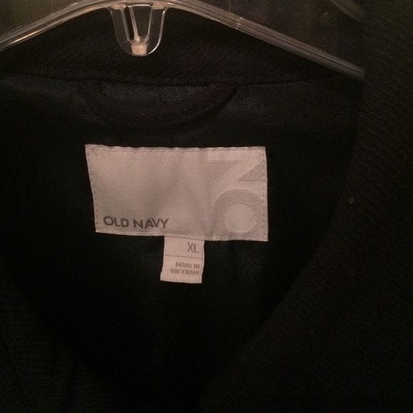 Warm navy blue double breasted jacket - Picture 2 of 3