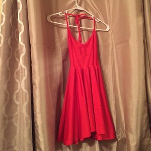 American Apparel Nylon Tricot Poppy color dress