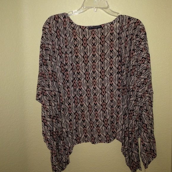 Brandi multi pattern kimono