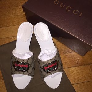 Authentic Gucci heel sandals