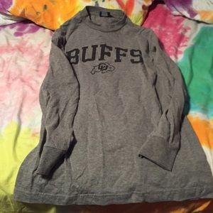 Long sleeve grey CU buffs shirt