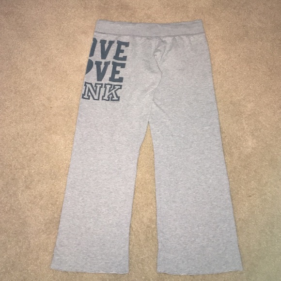 Grey pink sweat pants - Picture 2 of 2