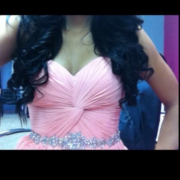 Light pink prom dress!