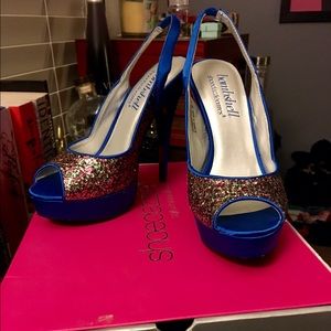 Shoedazzle Carmen Electra Bombshell heels.