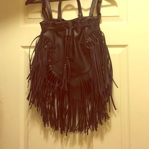 Fringe backpack