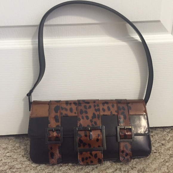 Stuart Weitzman tortoise shell handbag - Picture 1 of 4