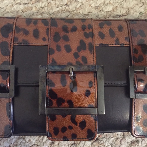 Stuart Weitzman tortoise shell handbag - Picture 2 of 4