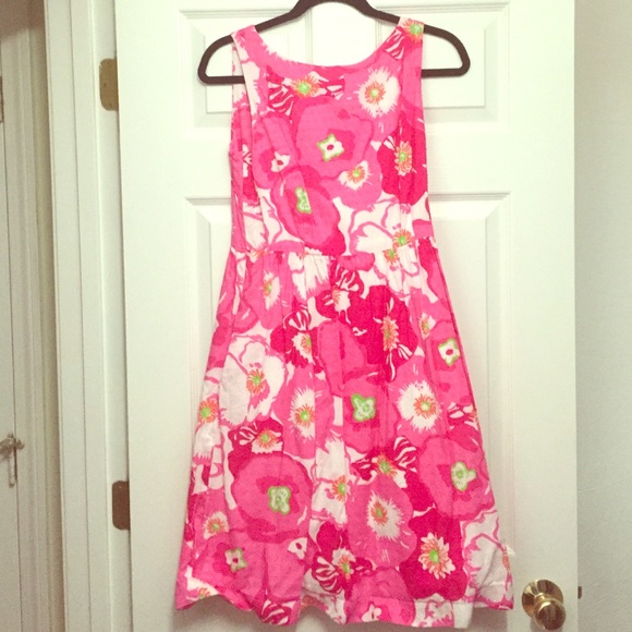 Lilly Pulitzer pink floral dress