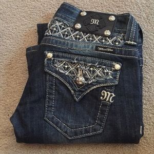 Miss Me embellished jeans size 26