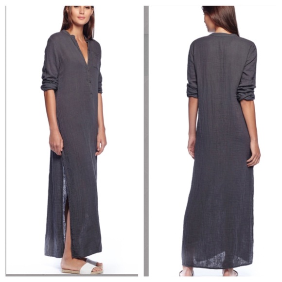 Michael Stars Dresses & Skirts - Michael Stars double Gauze Maxi Shirt Dress xs