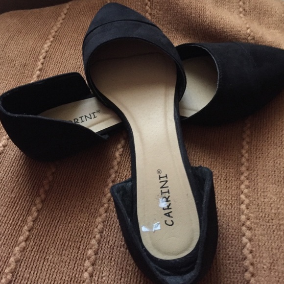 Black slip on Shoes Size 7