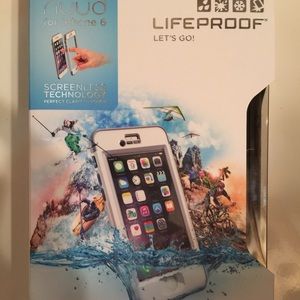 Lifeproof iPhone 6 nuud case- white