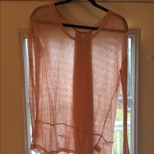 ❤️sale❤️ Sheer pink sweater