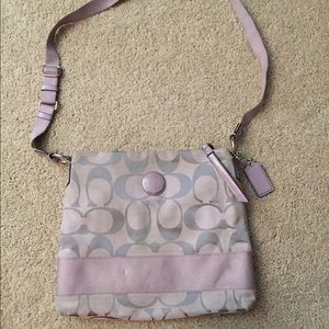 Authentic purple Coach purse