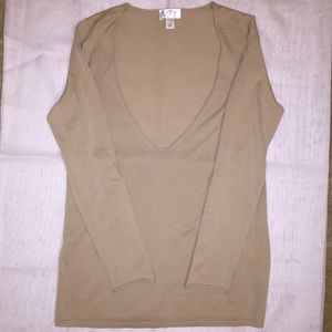 [Ann Taylor Loft] Deep V-Neck Knitted Sweater