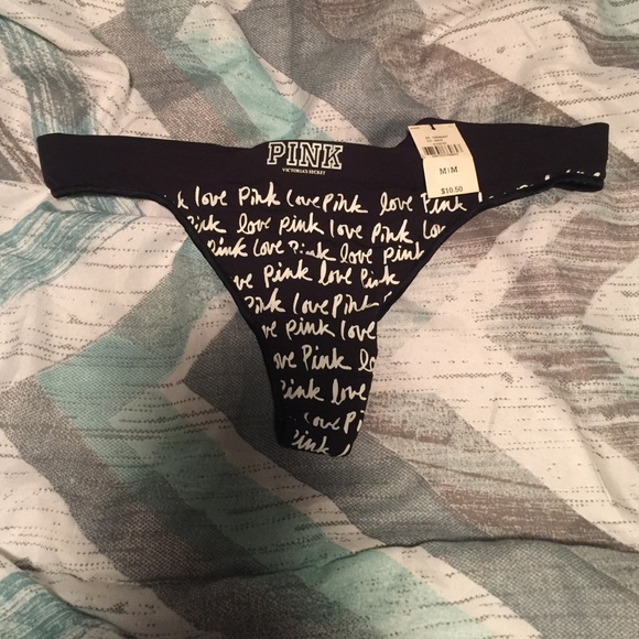 Pink thong