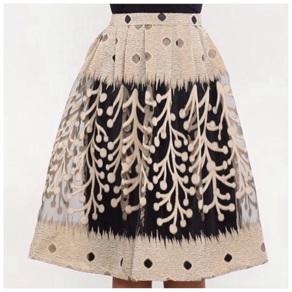 A-Line Organza Skirt - Picture 4 of 5