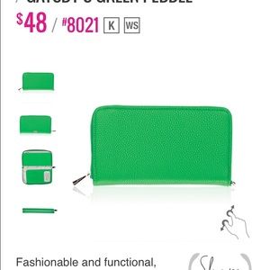 All about the Benjamin's wallet green