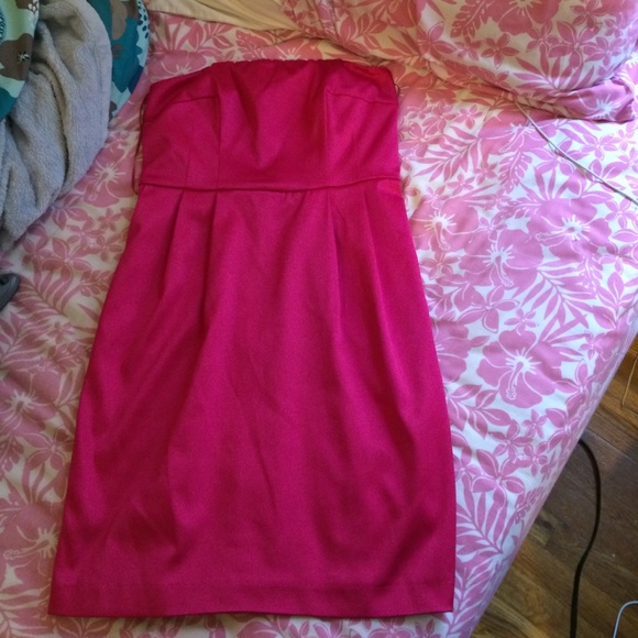 Strapless pink dress- final lowest price!!