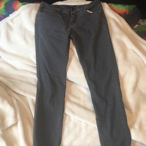 Forever 21 gray skinny jeans