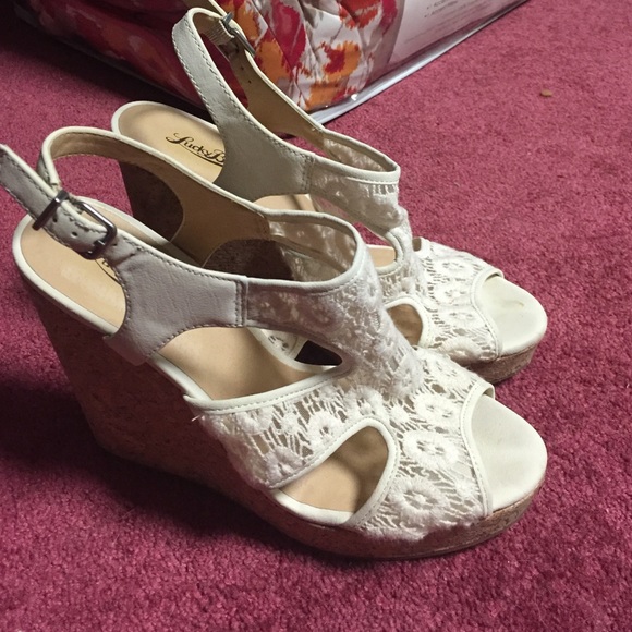 Lucky Brand wedged heels