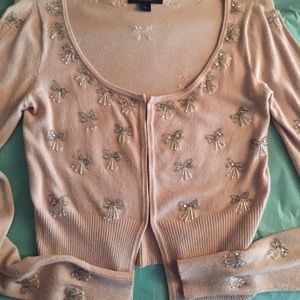 Express small cropped cardigan 👑