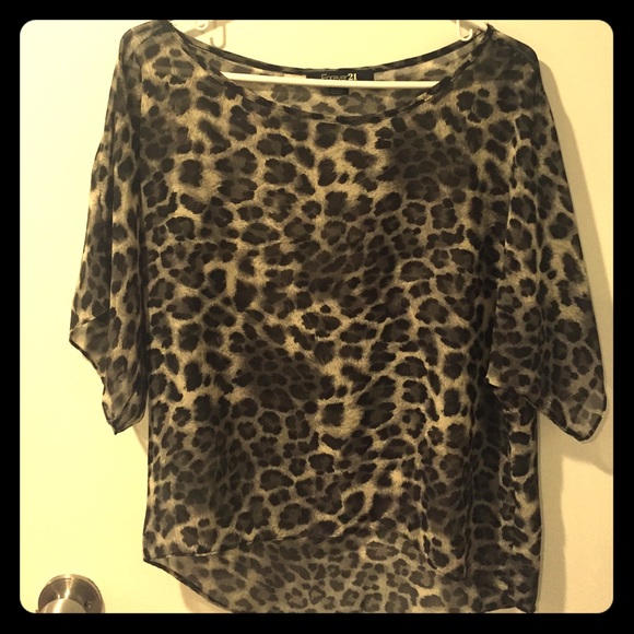 Leapord print shirt