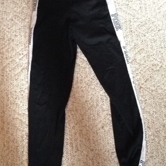 Black VS Pink leggings.