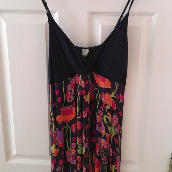 Anthropologie cotton maxi dress