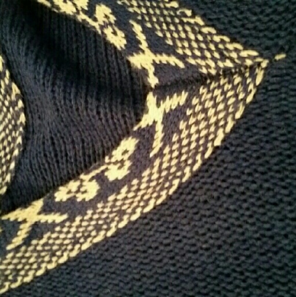 NWOT blue poncho - Picture 3 of 3