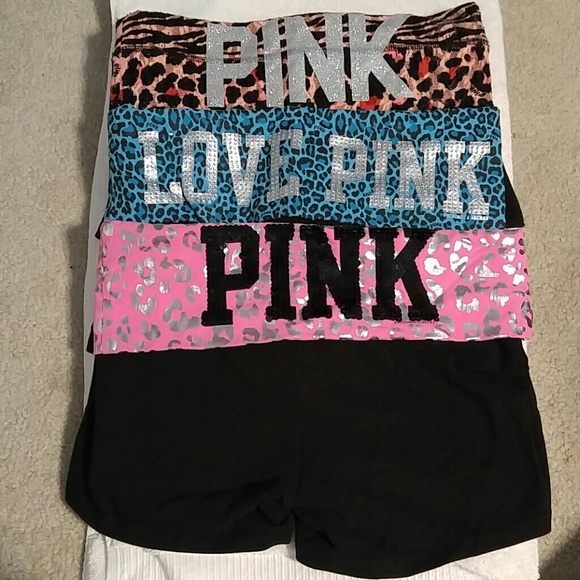 Victoria's Secret Pink S bling yoga shorts