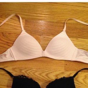Lined no wire pink bra from Victoria's Secret