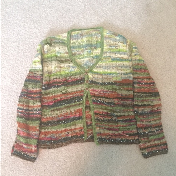 Hand Knitted Various Colored Sweater