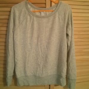 Grey Old Navy Cotton Polyester Long Sleeve Shirt