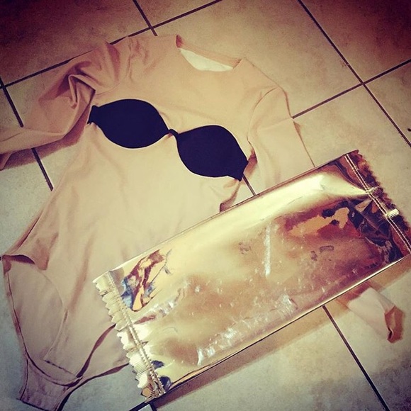 Margiela Candy Clutch and Leotard